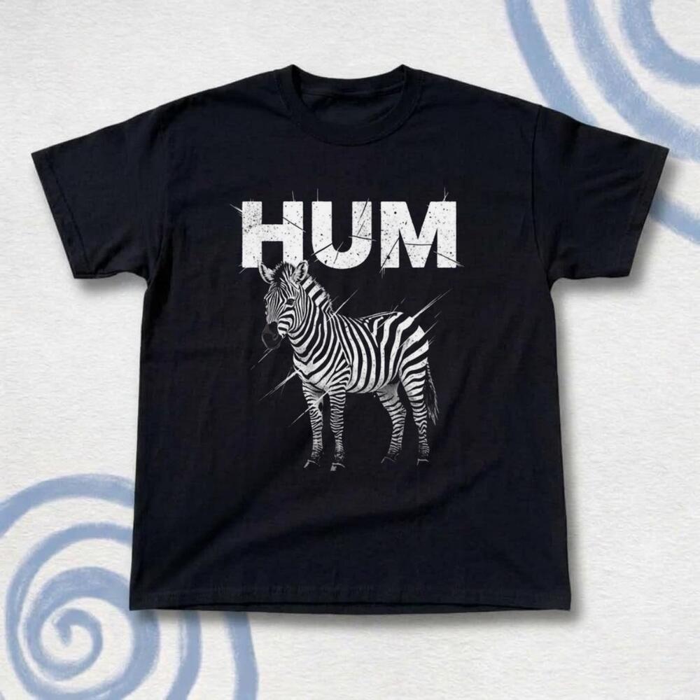 Hum Black Zebra Graphic Tee